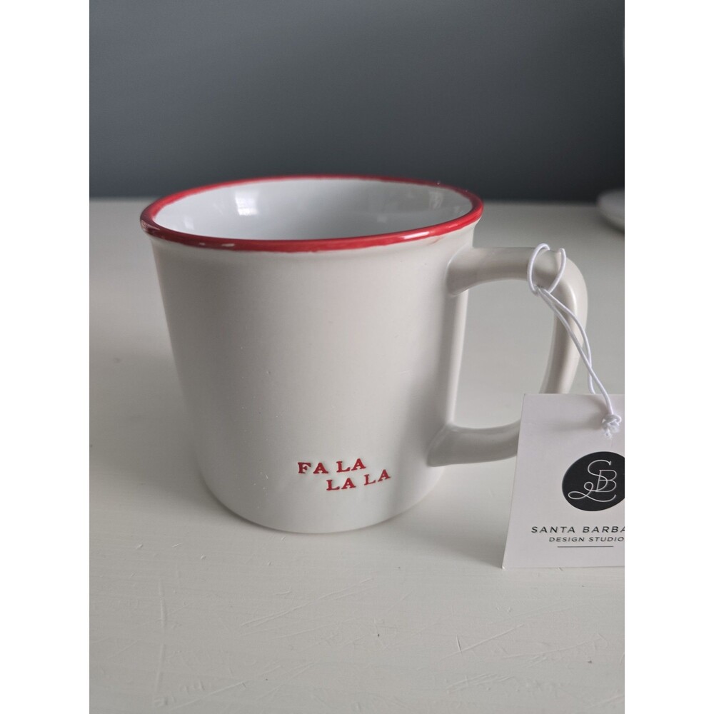 Santa Barbara Design Studio "Fa La La" Christmas Mug NIB
